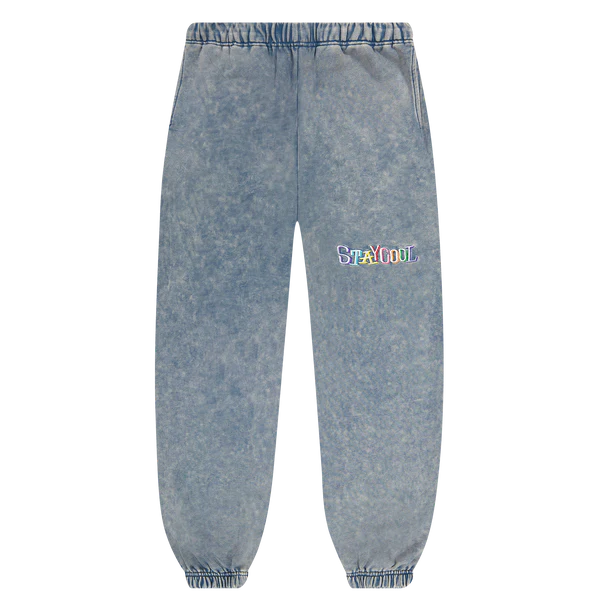 Tribal Acid Wash Sweatpants (Denim)