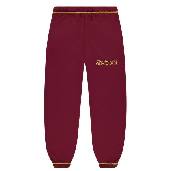 Star Sweatpants (Maroon)