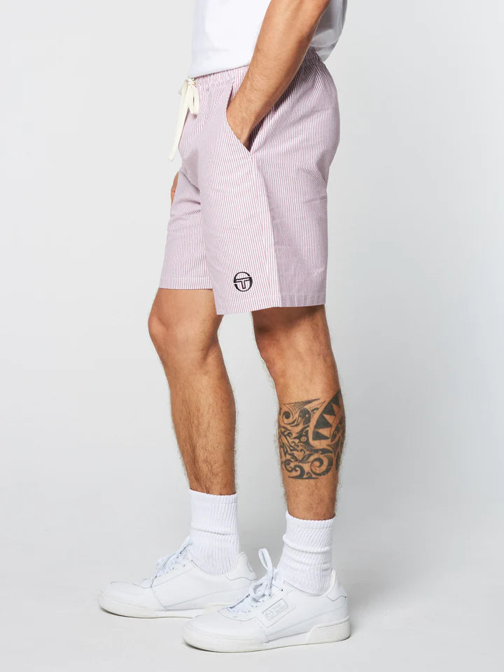 COSIMO OXFORD SHORTS- WILD ROSE