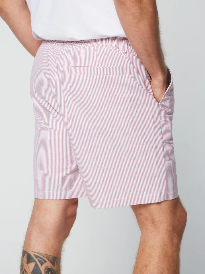 COSIMO OXFORD SHORTS- WILD ROSE