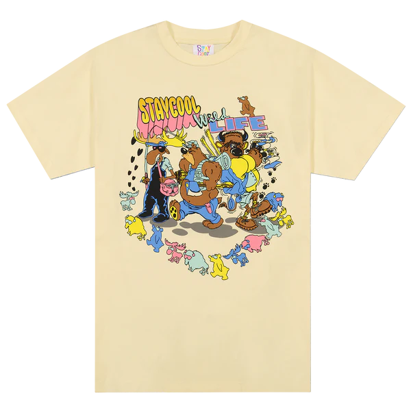 Wild Life Tee (Cream)